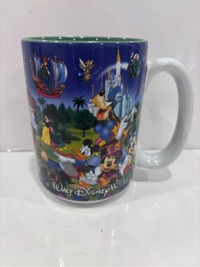 Disney Parks Walt Disney World Grandpa Personalized Character Collage Coffee Mug